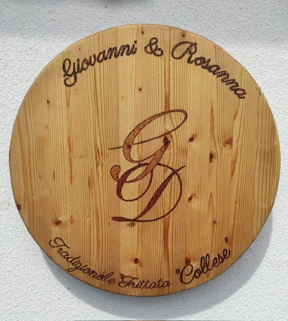 Il bellissimo tagliere per la frittata di Giovanni e Rosanna