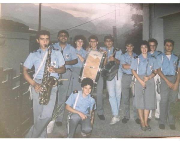 Alcuni componenti della banda1982