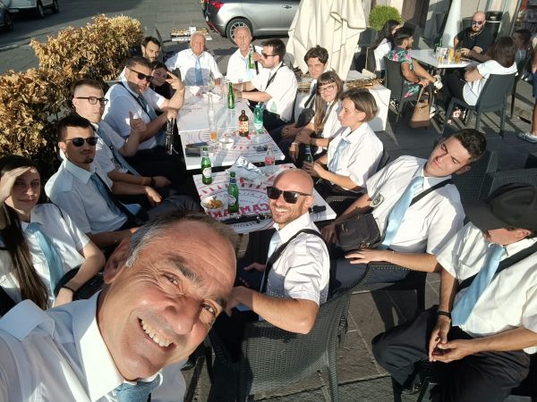 Selfie con lo storico Capo Banda Berardino Angelone