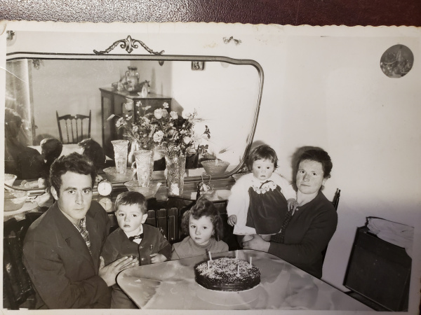 Antonio Galliani e famiglia emigrati a Philadelphia nel 1972
