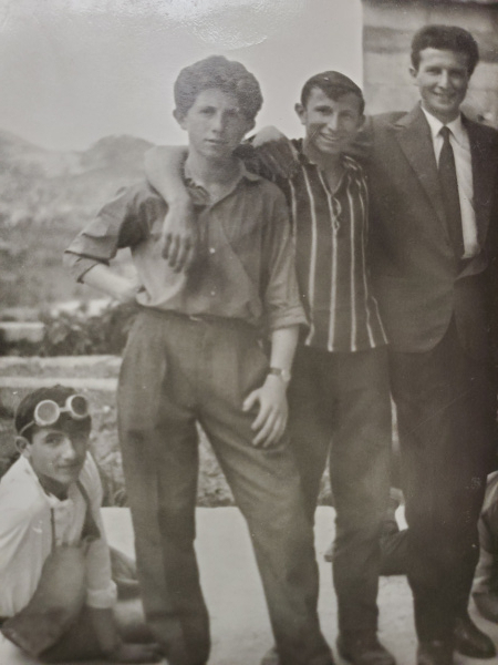 Scuola Professionale a Colli Michele Di Sandro, Umberto Angelone con il Prof. Bruno Flagiello