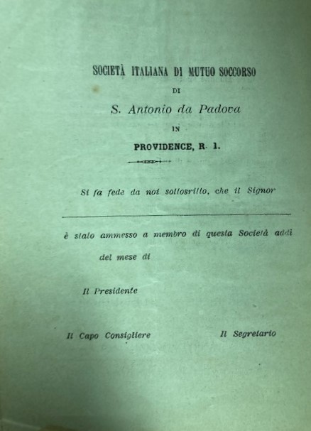 Modulo adesione alla Società